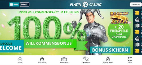 Platincasino Pros und Contras